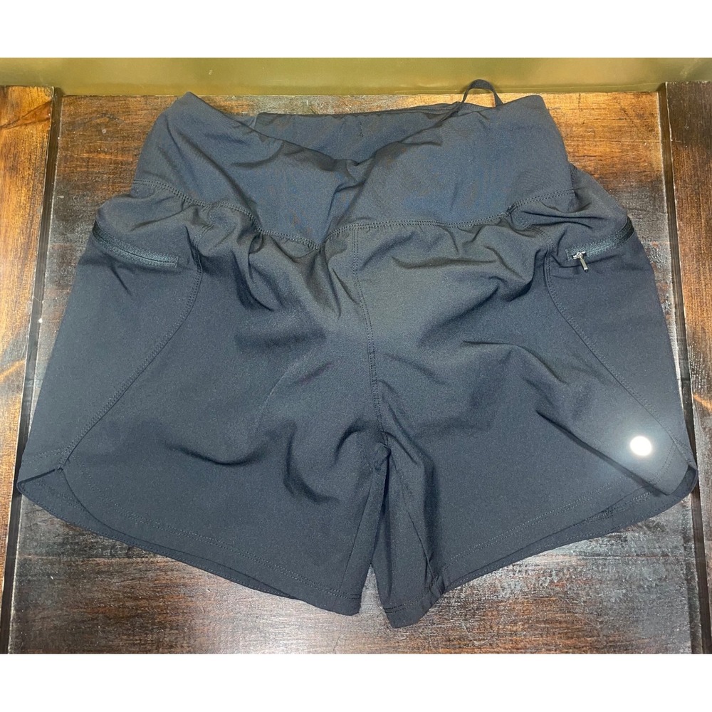 Baleaf Women's Biking Cycling Running Padded Shorts Black Athletic Workout Sz M